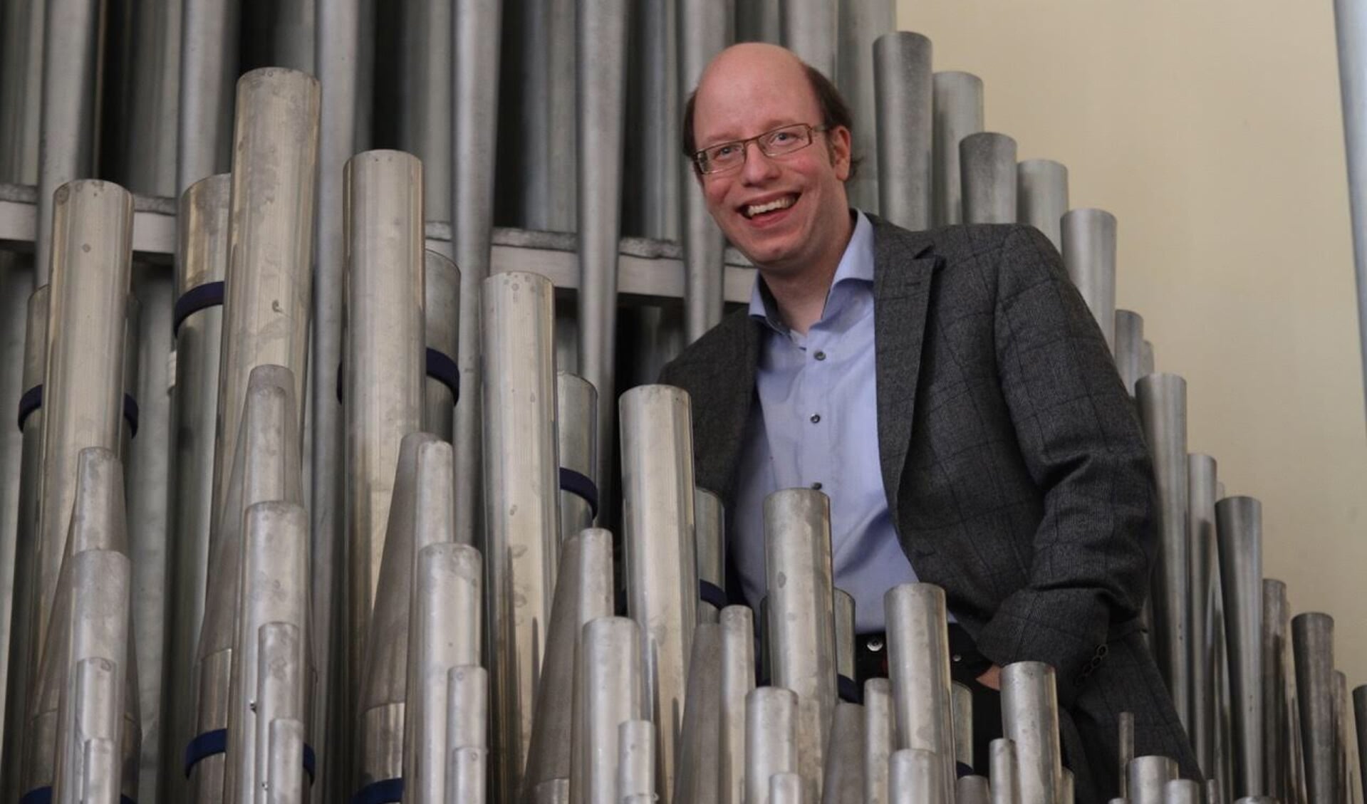 Organist Gerben Mourik gaat improviseren over gregoriaanse thema’s. Als improvisator geniet hij internationale bekendheid. | Foto: pr.