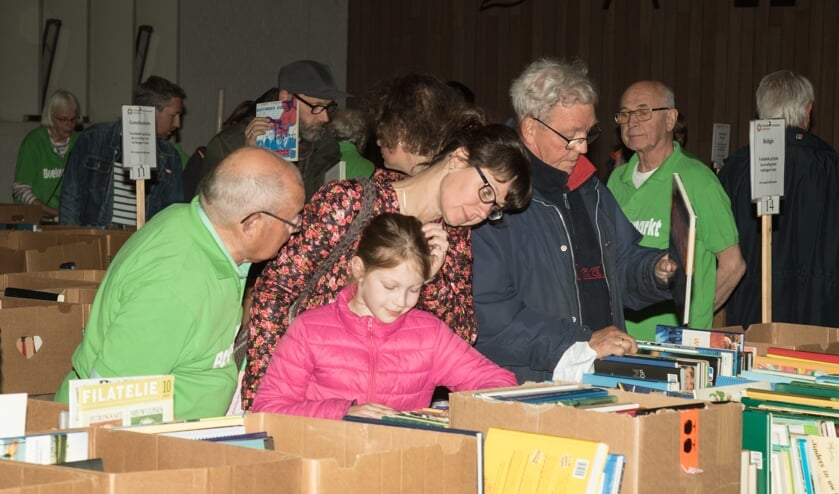 Bezoekers van alle leeftijden waren vrijdag en zaterdag op zoek naar leesvoer.