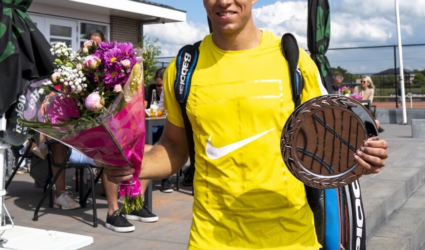 Senne Braun was in de finale in drie sets te sterk voor debutant Matthijs van Starkenburg.