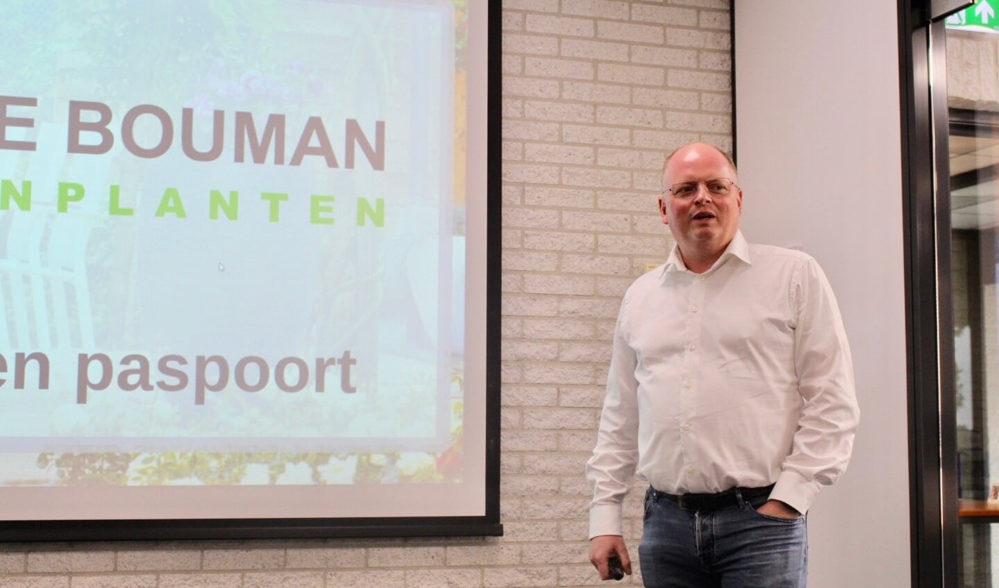 Gastheer Dirk Bouman, van Arie Bouman Tuinplanten B.V.