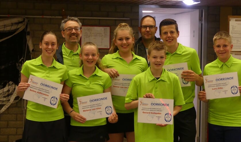 Melanie van Vliet, Selina Juffermans, Sanne van der Hoorn, Sem van der Voort, Gerard Hollander en Lars Jirka zijn opnieuw kampioen.