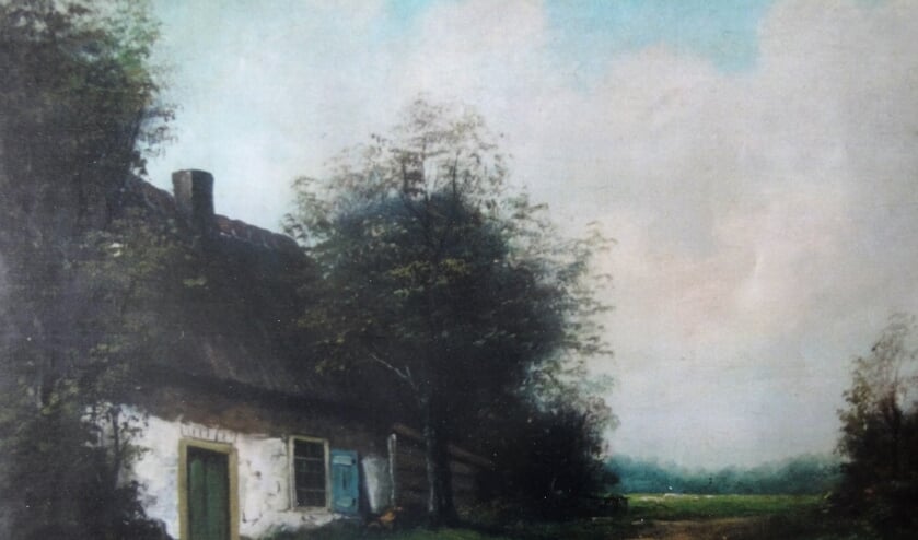 Boerderij Sasbergen. | Foto: van schilderij, particulier bezit.