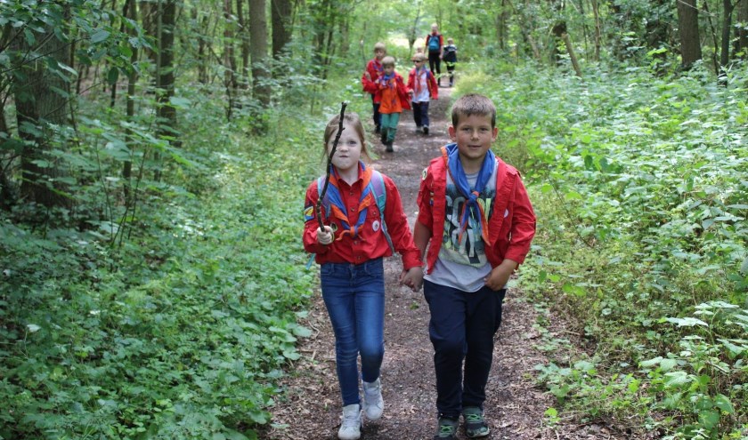 Renske en Rens hand in hand de paden op de lanen in. | Foto: met dank aan Bart van Teijlingen.