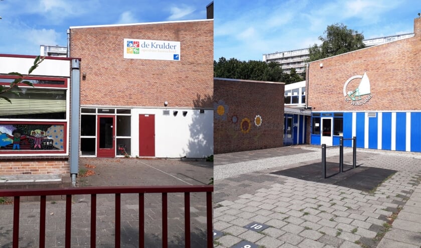 De Krulder (links) en De Windvang (rechts) wachten op nieuwbouw. | Foto: MvR