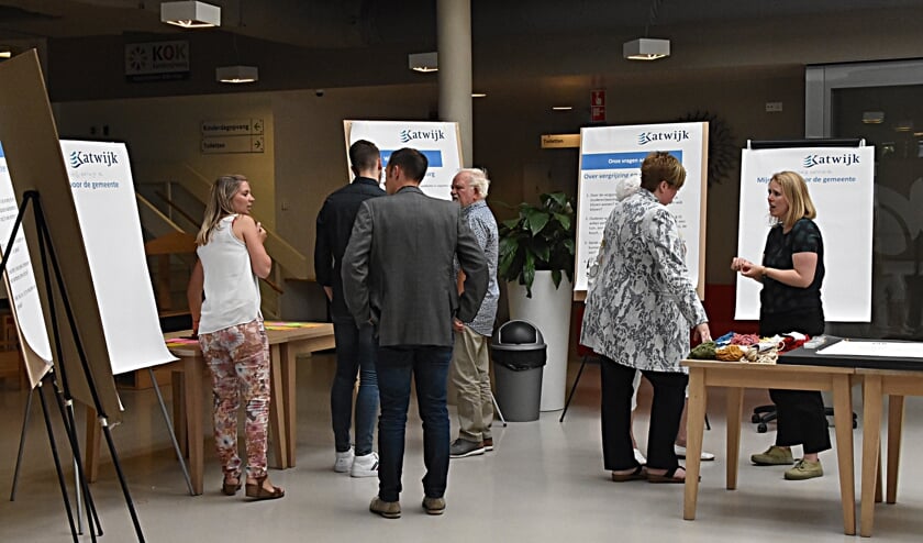 Inwoners van Katwijk konden hun woonwensen delen tijdens informatie bijeenkomsten.