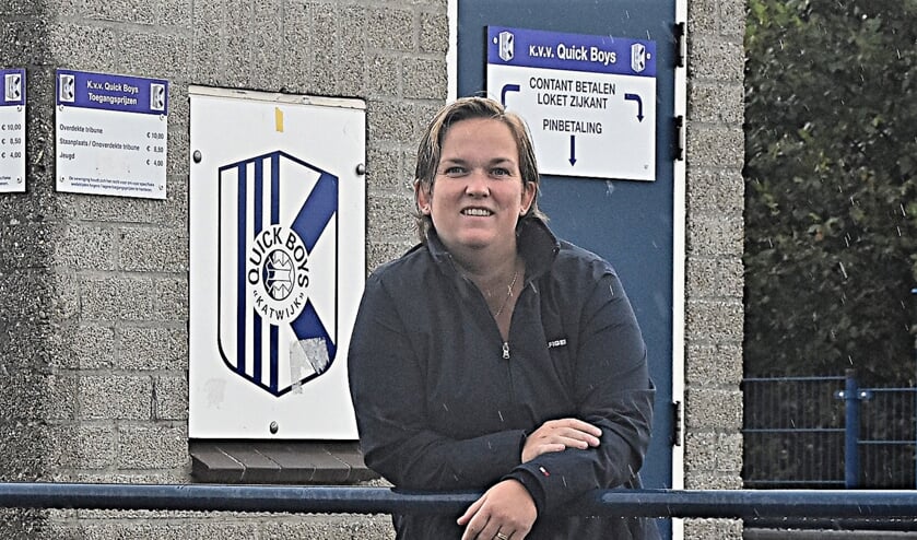 Henrieke Vooijs: 'Quick Boys mee in de ontwikkeling van het vrouwenvoetbal'.