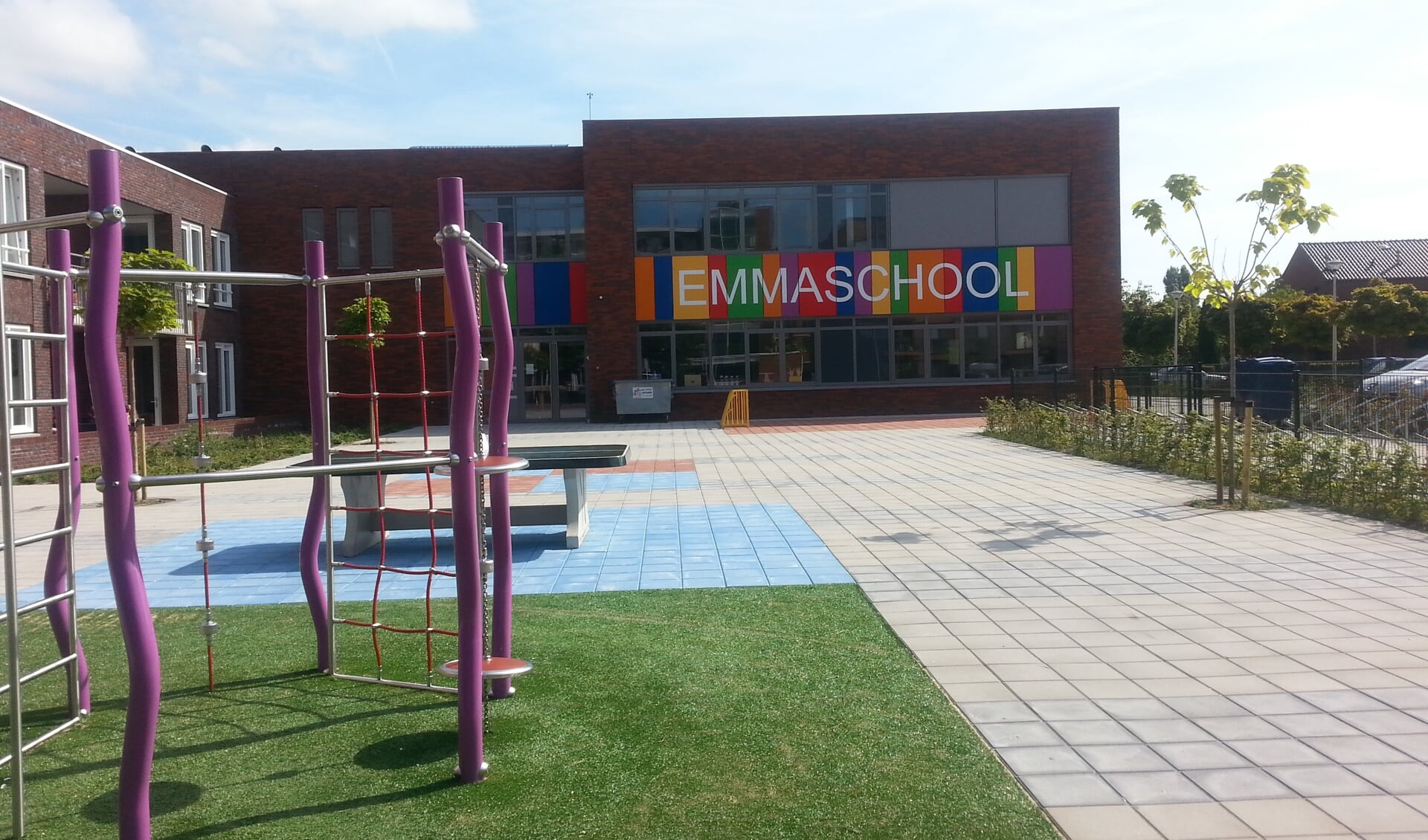 Leerlingen Emmaschool starten volgende week op hun vertrouwde plek. 