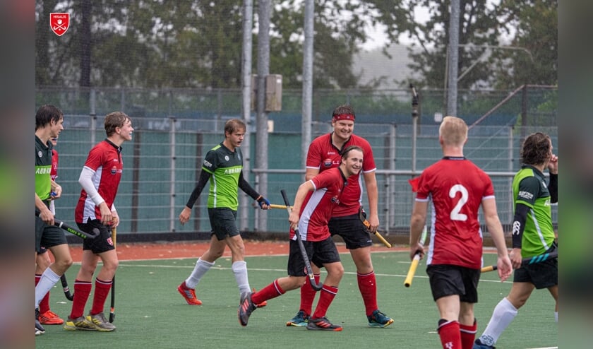 Sam van Tol scoort de 2-1 voor Hisalis.