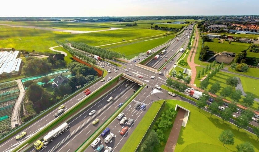 Impressie van de toekomstige Tjalmaweg.