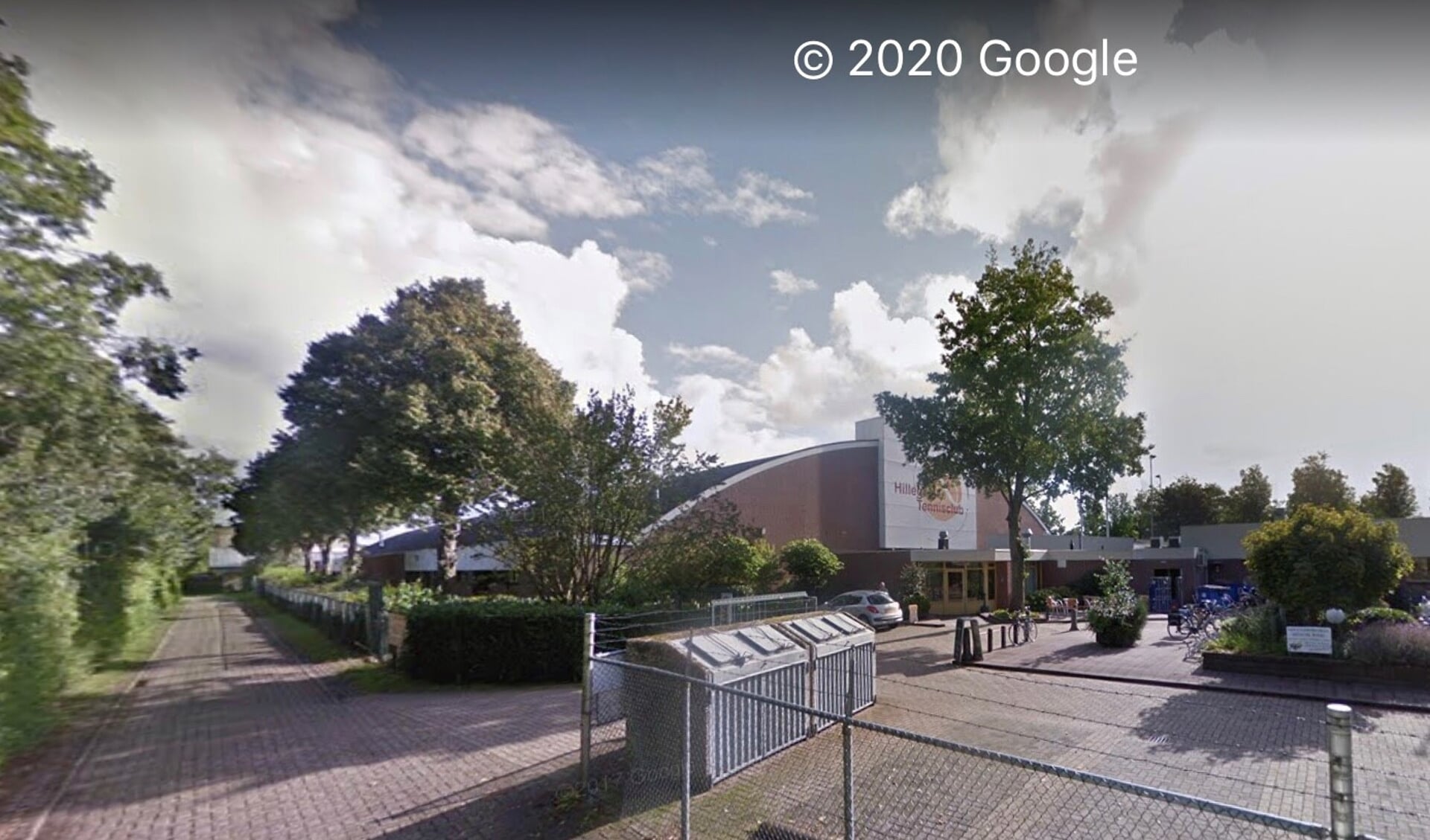 Hillegomse Tennis Club is een van de 3  erfpachtconstructies voor gebruik van gemeentegrond. | Foto: Google Maps. 