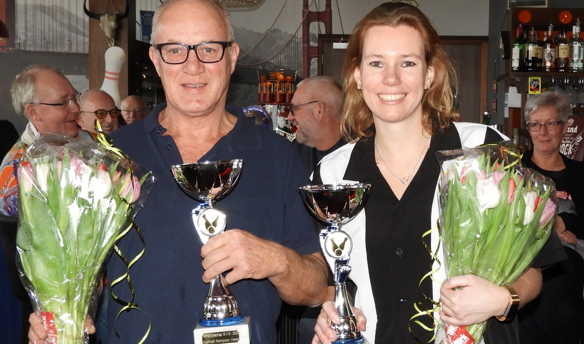 De algeheel kampioenen 2020 William van der Meij en Susan Jansen. | Foto: PR