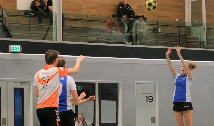 Ook Sanne Koch wist haar doelpuntje mee te pikken. | Foto: PR