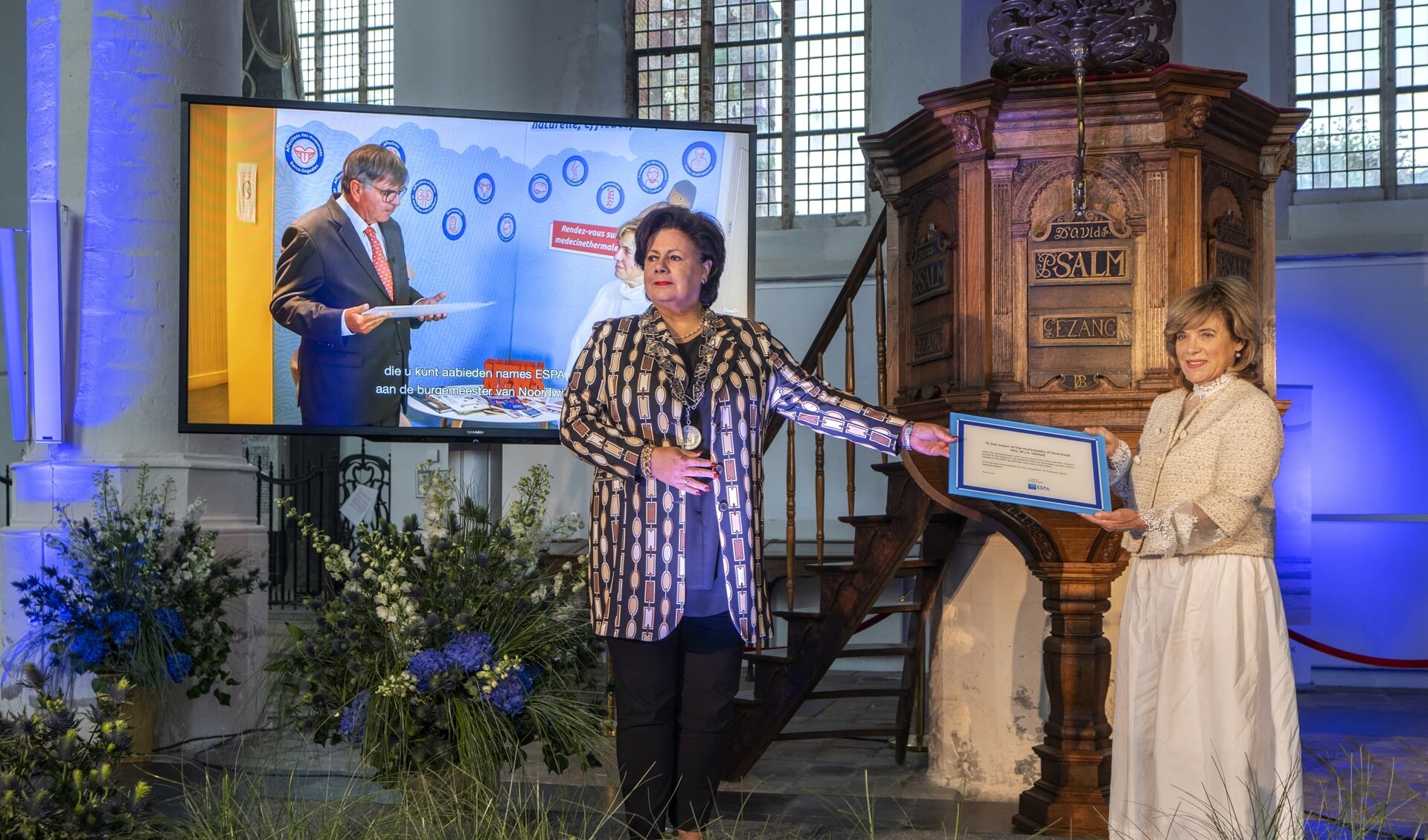 Vorige week woensdag kreeg Noordwijk officieel het predicaat 'Heilzame Zeebadplaats'. | Foto: Hielco Kuipers