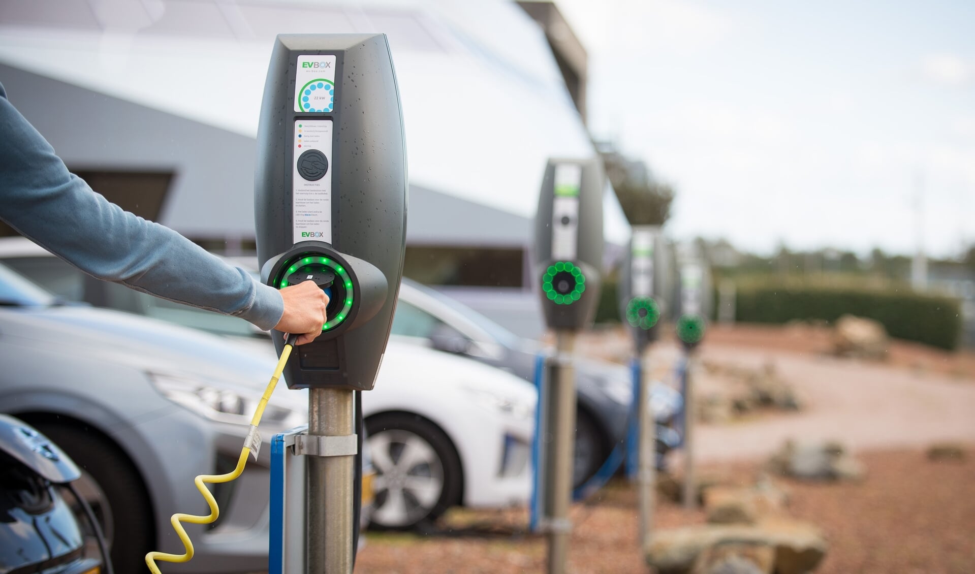 Het hele wagenpark elektrisch.