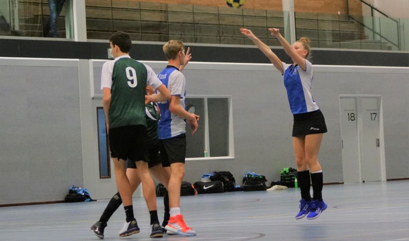 Demi van Duin tekende voor 2 treffers. | Foto: PR
