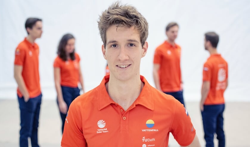 Timon Rowntree uit Oegstgeest maakt dit jaar onderdeel uit van het Vattenfall Solar Team, het zonneraceteam van de TU Delft.