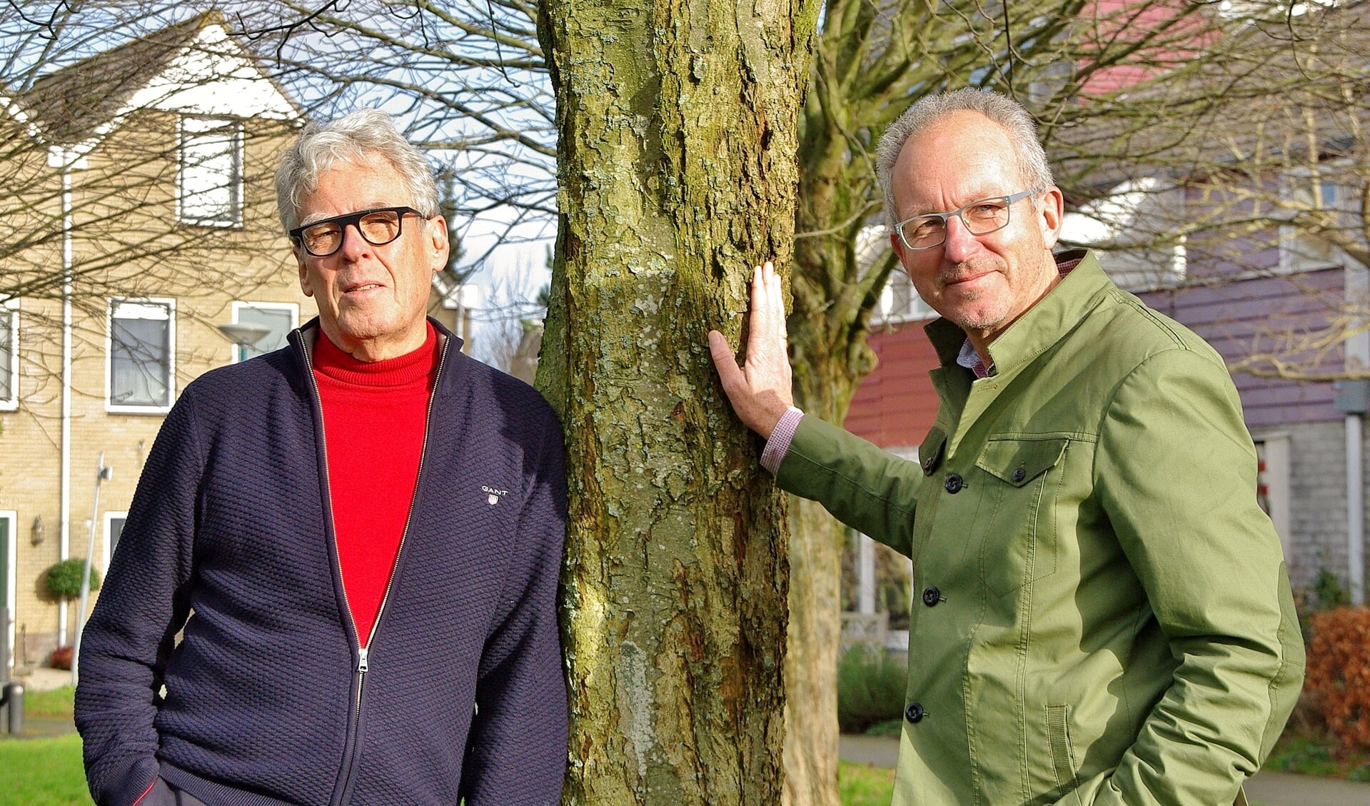 Dick Steenvoorden en Guus Bannenberg maken zich sterk voor een Kanrrenhof op het terrein van Endegeest.