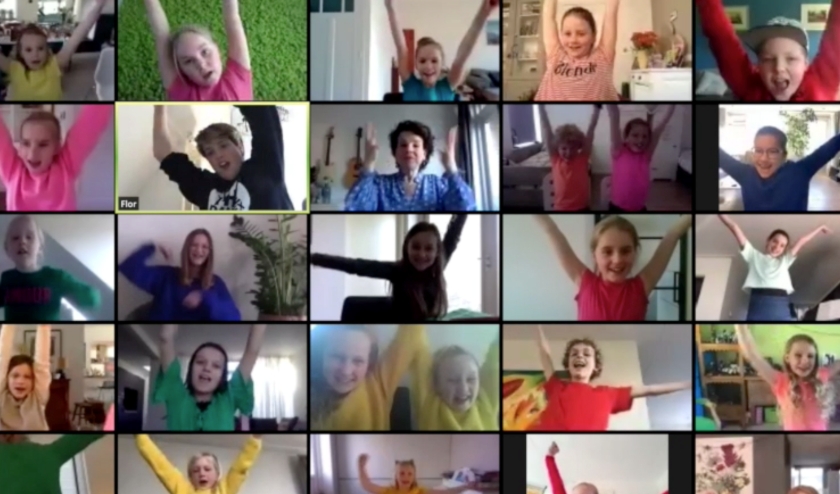De Kleynkoor Academy lanceerde het Kinderbevrijdingslied voor de Kinderaubade op 5 mei. | Foto: PR