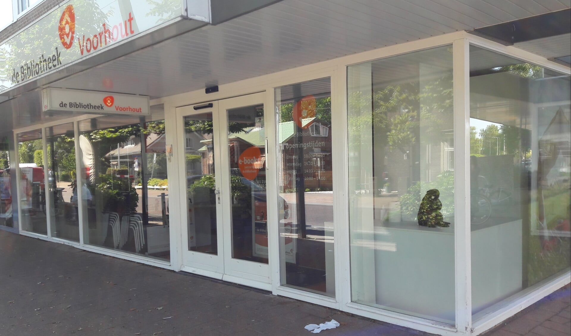 De bibliotheek in de Herenstraat in Voorhout.