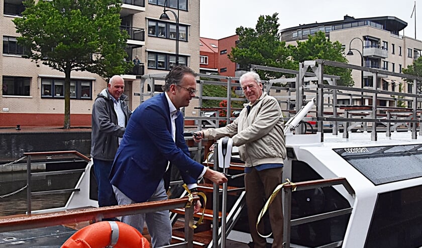 De Triton is weer terug aan de Haringkade. | Foto en tekst: Piet van Kampen