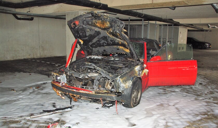 De Maserati was niet meer te redden. | Foto Willemien Timmers
