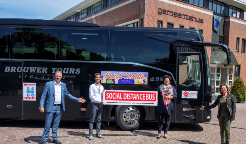 Sinds zaterdag rijdt de Beach Shuttle weer. | Foto: PR