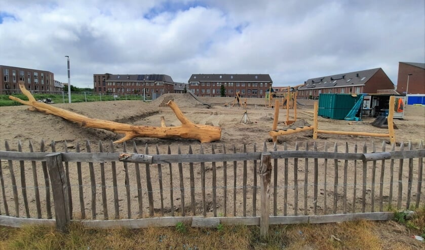 De nieuwe speeltuin in de Duinvallei. | Foto: SKvD