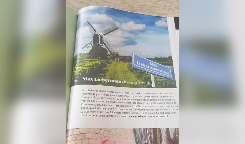 In het Duitsland Magazine staat een artikel over de Max Liebermann-route. | Foto: PR