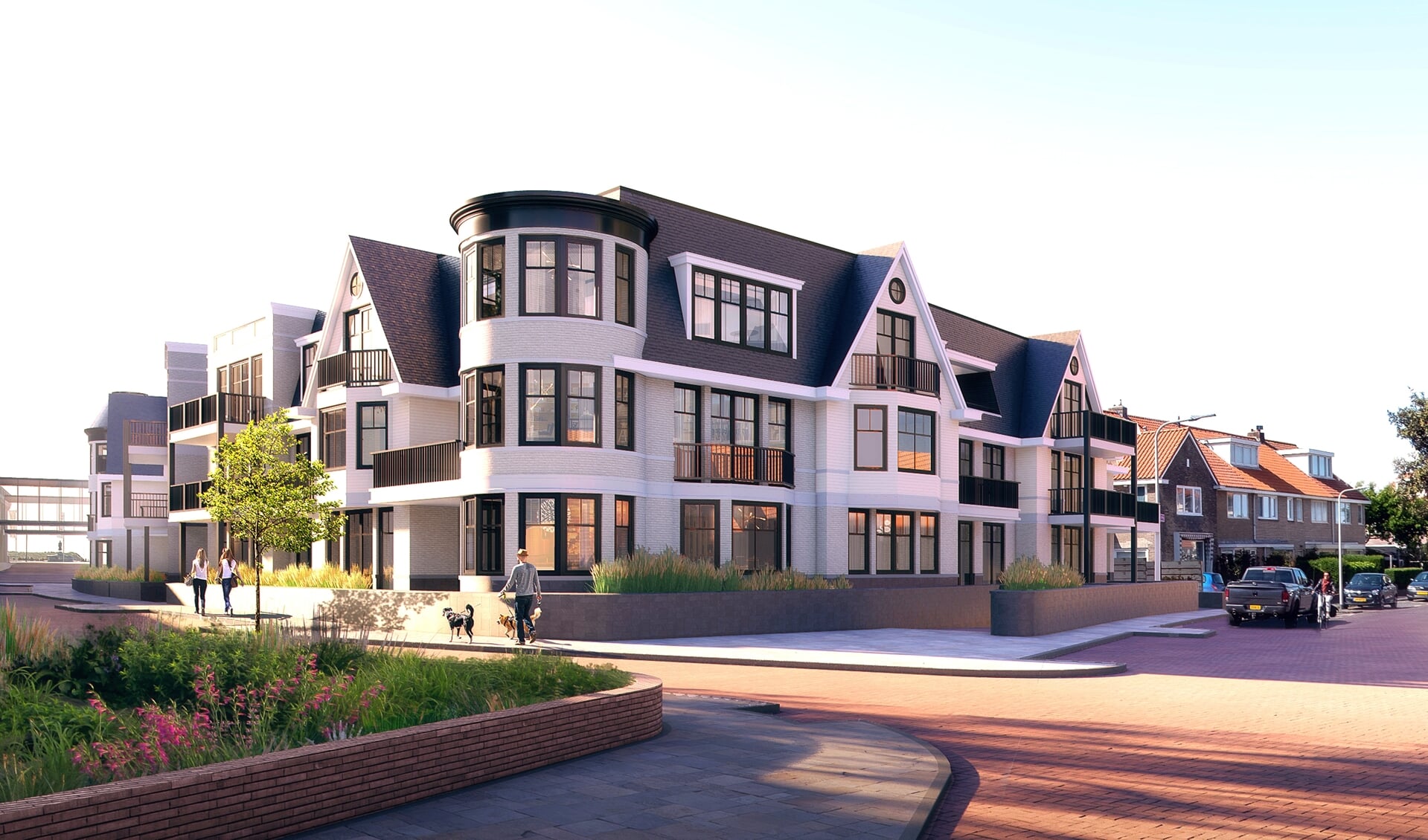 De bouw van ‘Residence Van Henegouwen’ kan zorgen voor verrijking van de  woonkwaliteit aan zee. | Afb. PR