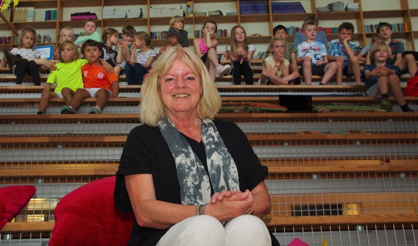 Margreet de Kluyver tijdens haar afscheid op De Kring. | Foto Willemien Timmers