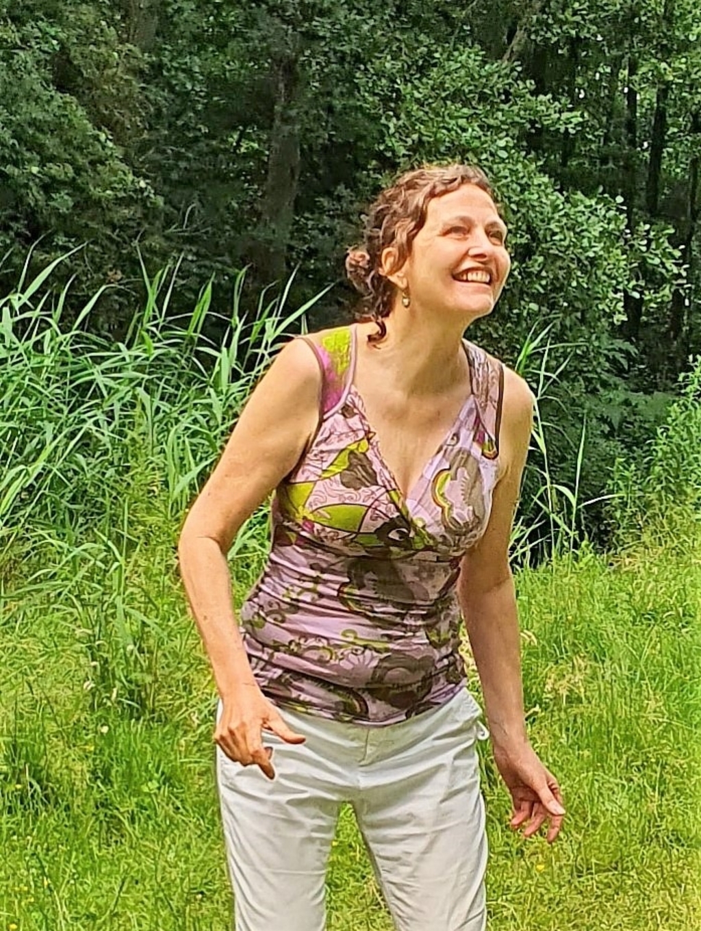 Tijdens de zomerperiode wordt buiten gedanst.