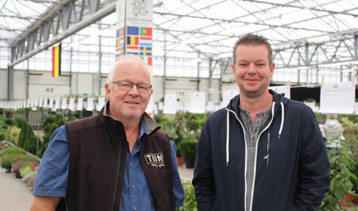 Jan en Sjoerd Feenstra, eigenaren van tuincentrum Tuin in Zwaagwesteinde en Leeuwarden.