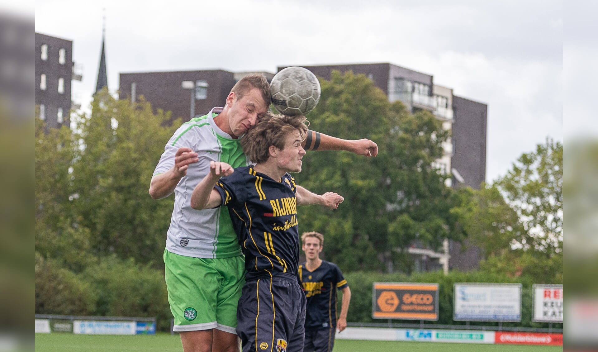 Daan van der Weijden, één van de spelers uit de jeugd die een plek verdiend in het eerste. | 
