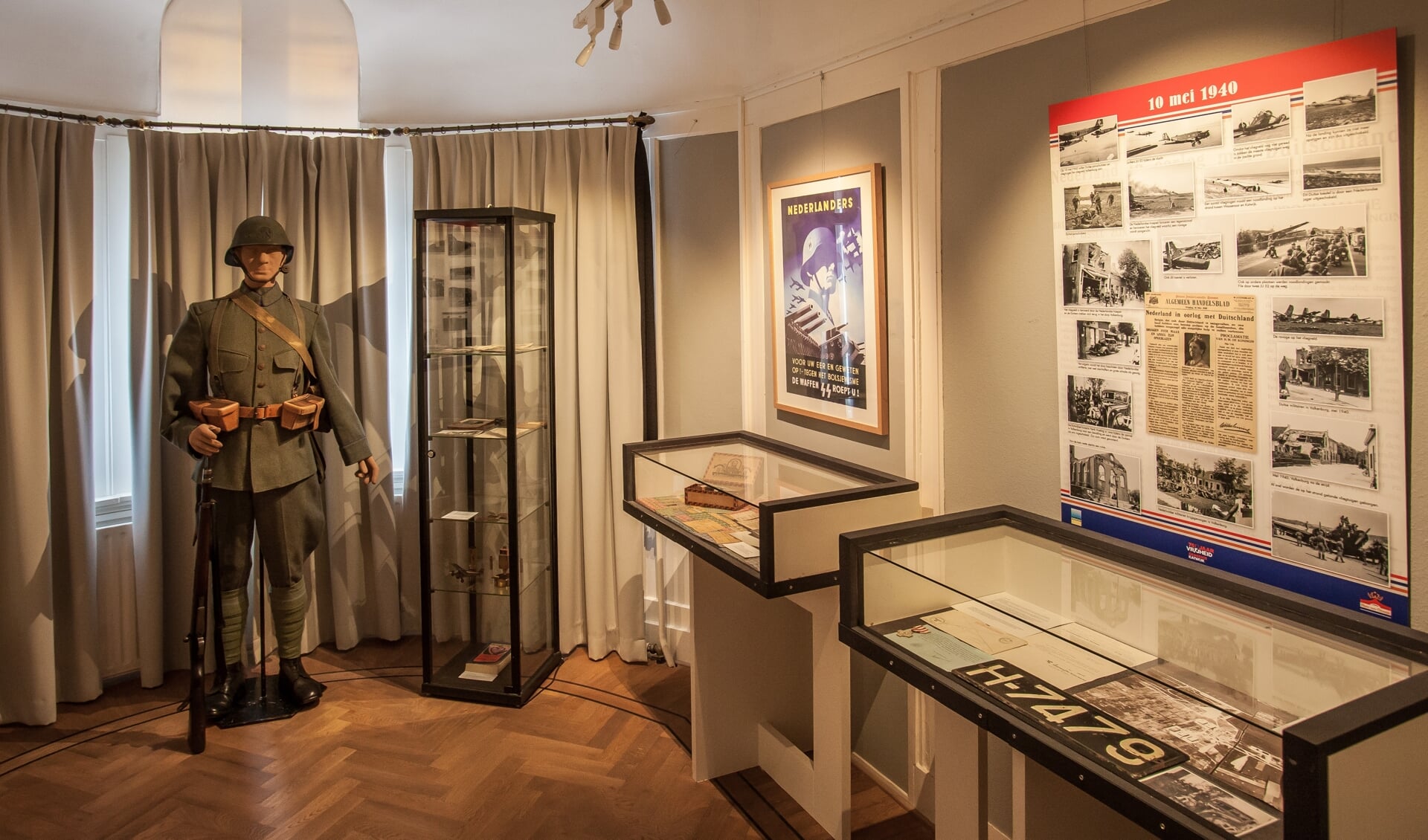 De expositie 75 jaar Vrijheid is te zien tot en met 5 december. | Foto: Adrie van Duijvenvoorde