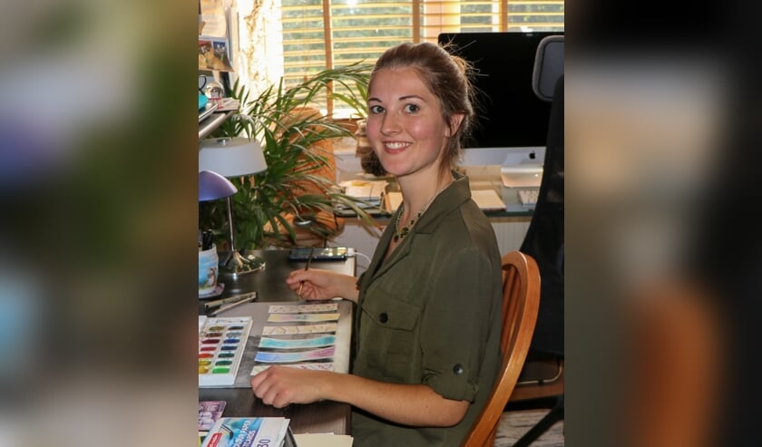 <p> Lizzy Kaat illustreerde het kinderboek 'De twee vergeetachtige heksen'.</p>