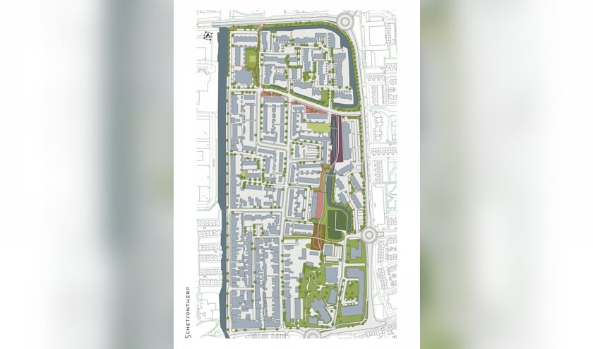 Schetsontwerp van Park Rozendaal.
