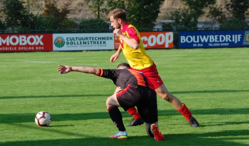 Jeremy Degger duelleerde vaak fel op het middenveld.