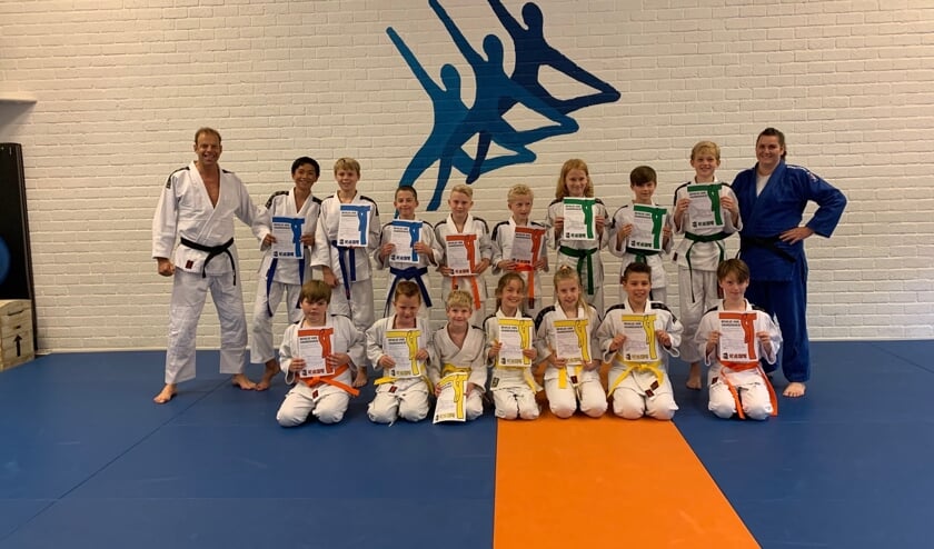 <p>De judoka's hebben hun promotie verdiend. | Foto: PR </p>