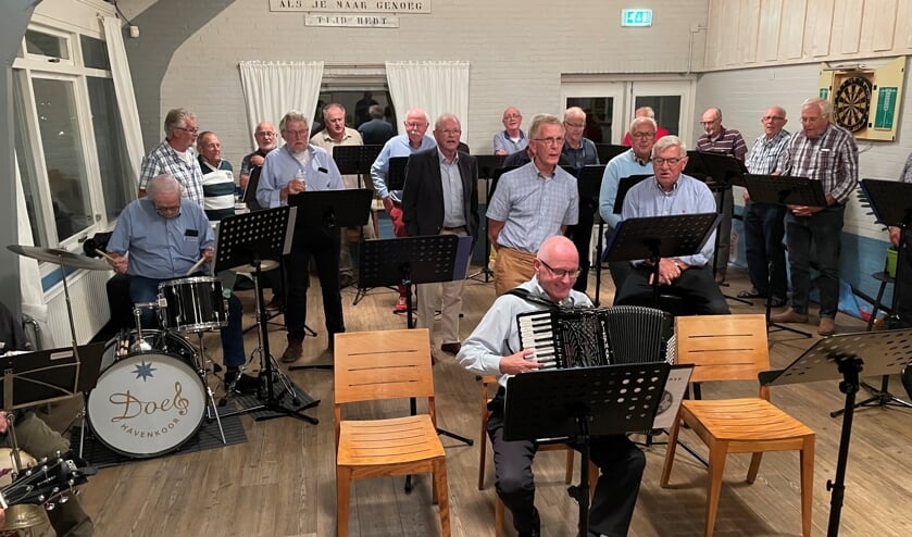 Het Doeshavenkoor is een shantykoor. | Foto: Gert Jan Mentink