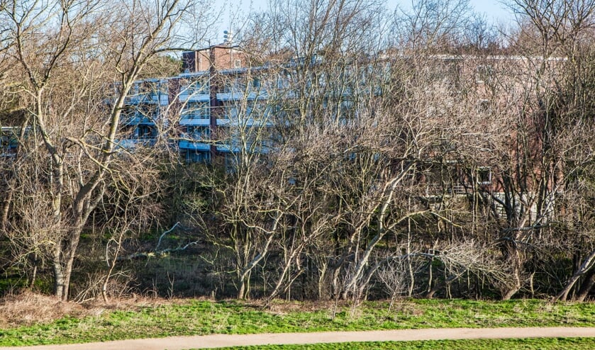 <p>Het voormalige zorgcomplex Salem aan de rand van de Katwijkse zuidduinen. </p>