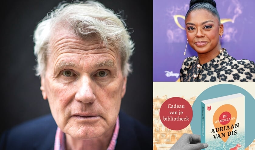 <p>Adriaan van Dis en Natacha Harlequin praten 'Over de grens'.</p>