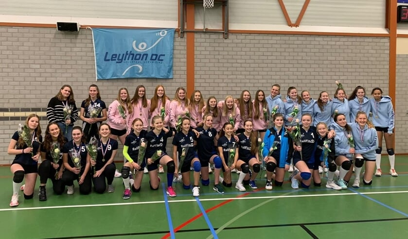 <p>Alle kampioenen bij elkaar.</p>