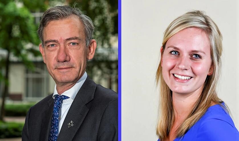 <p>De nummers 1 en 2 op de VVD-lijst: Matthijs Huizing en Marcella Kemper.</p>