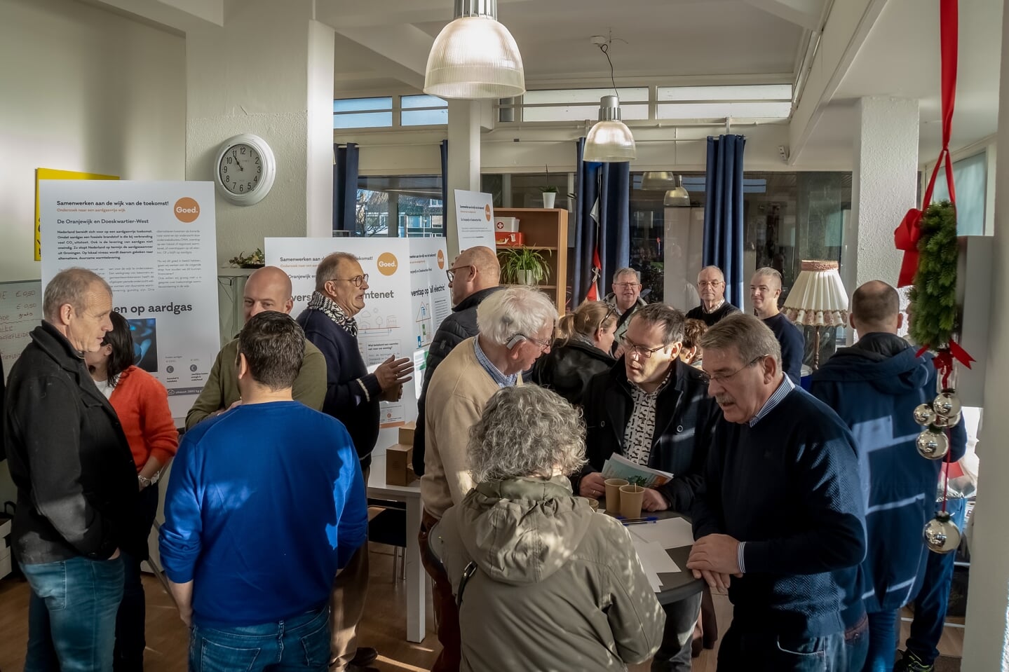 De wijkbijwoners werden bijgepraat tijdens een bijeenkomst in 't Buurthuis half december 2019.