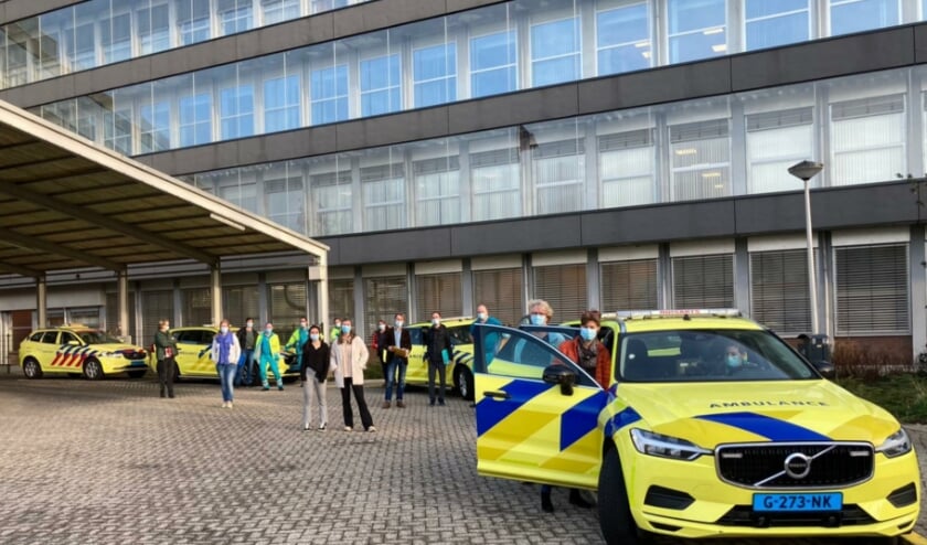 <p><br></p><p>Eind februari trokken prikteams vanuit de coronaspoedpost bij het Alrijne Ziekenhuis Leiderdorp de regio in om kwetsbare mensen in instellingen te vaccineren. </p>