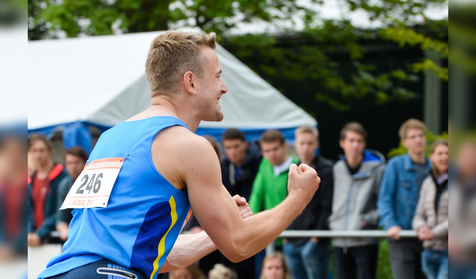 Atleet Pim Jehee tijdens een eerdere editie van de Ter Specke Bokaal.