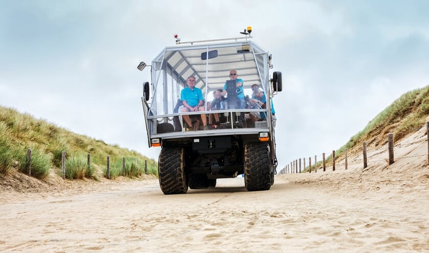 <p>De strandrups rijdt al jarenlang in Noordwijk. | Foto: Thomas Steenvoorden</p>