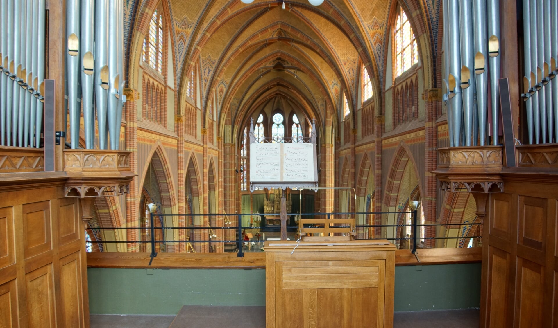 Het Adema-orgel in de Agathakerk wordt 12 mei bespeeld door vijf organisten.