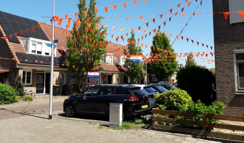 <p>Meer en meer straten hebben naast het rood-wit-blauw van geslaagden, ook EK-vlaggen. | Foto: MV</p>
