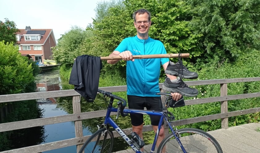 <p>Joep Derksen is klaar voor de triatlon. | Foto: pr.</p>